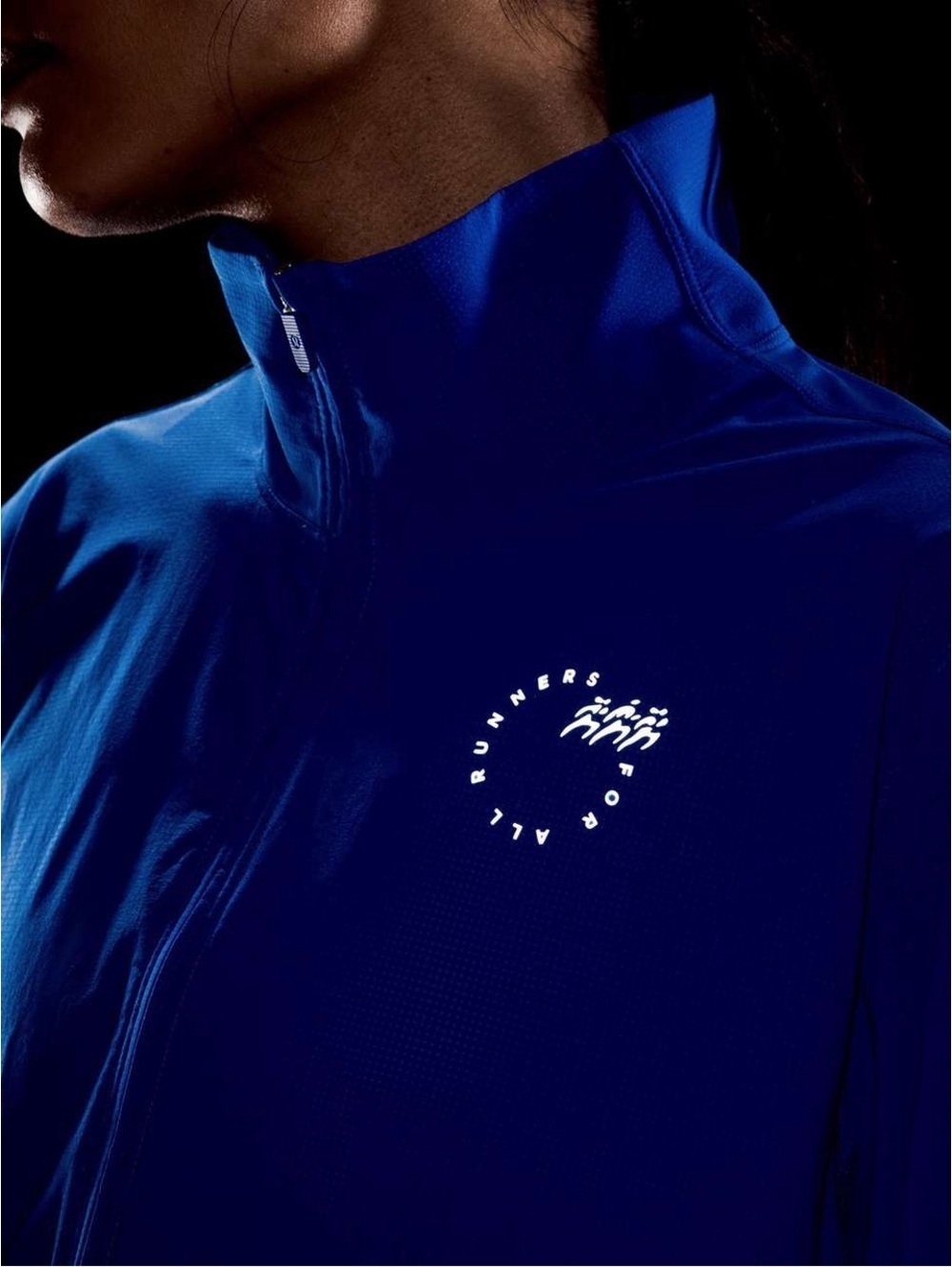 🆕💙 Lululemon Mile Maker Run Crew Graphic Cinch Hem Jacket - Galactic Cobalt - Picture 2 of 9